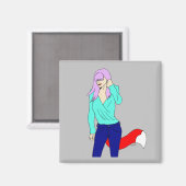 Aimant fille foy (Recto/Verso)