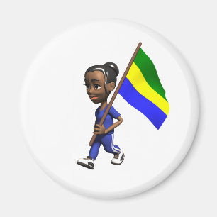 Aimant Fille gabonaise