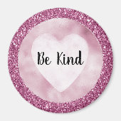 Aimant Fille Glitzy Parties scintillant Rose Soit Genre (Devant)