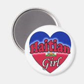 Aimant Fille haïtienne (Recto/Verso)