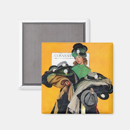 Aimant Fille Hatcheck (Recto/Verso)