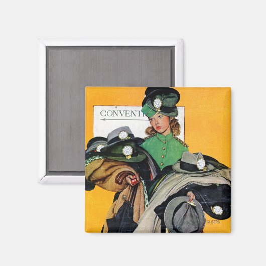 Aimant Fille Hatcheck (Recto/Verso)