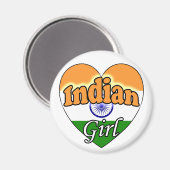 Aimant Fille indienne (Recto/Verso)