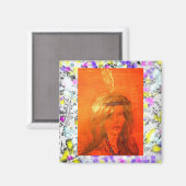 Aimant fille indienne goutte (Recto/Verso)