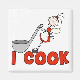 Aimant Fille Je Cuisine