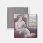 Aimant Fille Lecture dans fauteuil 2009 (Recto/Verso)