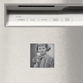 Aimant Fille mange de glace crème (In Situ (Lave-vaisselle))