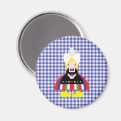 Aimant fille néerlandaise (Recto/Verso)