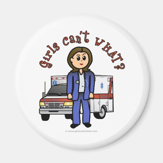 Aimant Fille paramétrique légère (Devant)