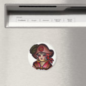 Aimant fille pirate (In Situ (Lave-vaisselle))