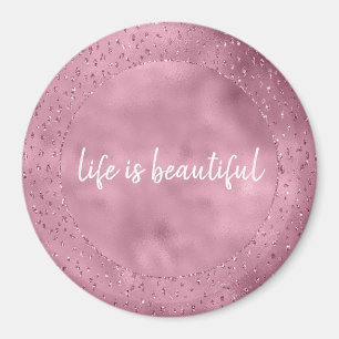 Aimant Fille rose brillant Parties scintillant étincelant