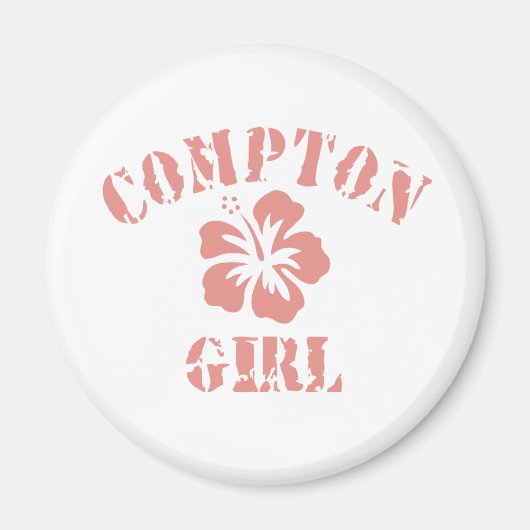 Aimant Fille rose Compton (Devant)