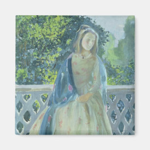 Aimant Fille sur Balcony, 1900