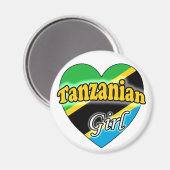 Aimant fille tanzanienne (Recto/Verso)