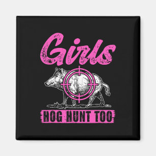 Aimant Filles Chasse Au Cochon Trop Chasse Aux Femmes Cha