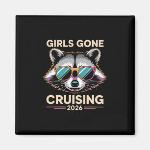 Aimant Filles de raton laveur poubelle en croisière 2026