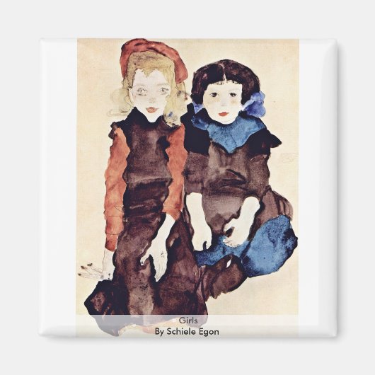 Aimant Filles De Schiele Egon (Devant)