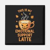 Aimant Filles Drôle Citrouille Épice Support Émotionnel L (Devant)