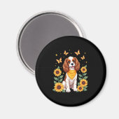 Aimant Filles Femmes Maman Cavalier King Charles Spaniel (Recto/Verso)