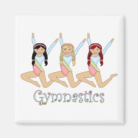 Aimant filles gymnastique (Devant)