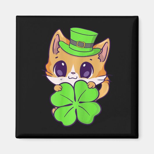 Aimant Filles Jour de la Saint Patrick Happy St Catricks (Devant)