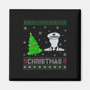 Aimant Filles Pilote Xmas Arbre Éclairage de Noël moche