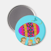 Aimant Filles Pysanka (Recto/Verso)