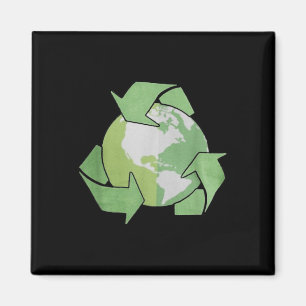 Aimant Filles Recyclage, Recyclage Enfants, Recyclage Pou