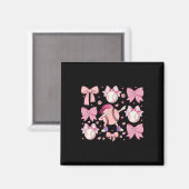 Aimant Filles Softll Coquette Bow Softll Maman Fête des M (Recto/Verso)