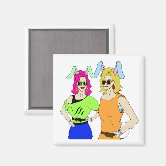 Aimant fillette (Recto/Verso)