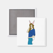 Aimant fillette (Recto/Verso)