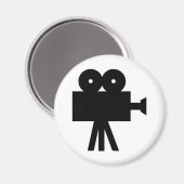 Aimant Film Cine Caméra Hollywood (Recto/Verso)