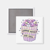 Aimant Films D'Horreur Et Chill Cute Halloween (Recto/Verso)