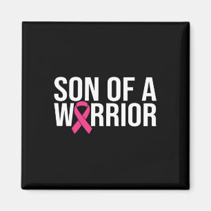 Aimant Fils D'Un Guerrier Pink Ribbon Cancer Du Sein