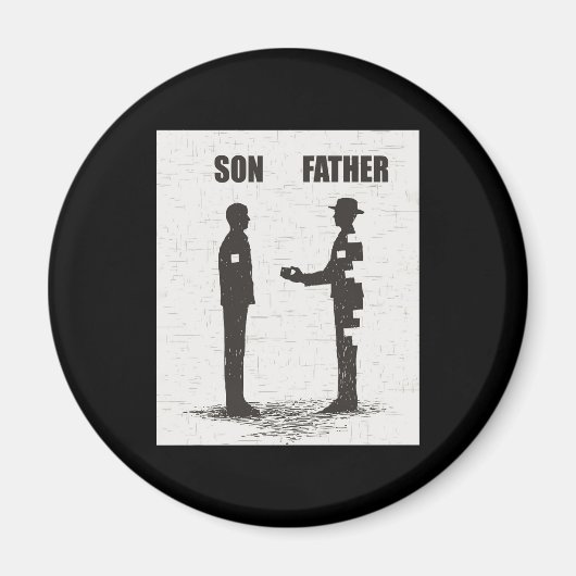 Aimant Fils Et Père (Devant)