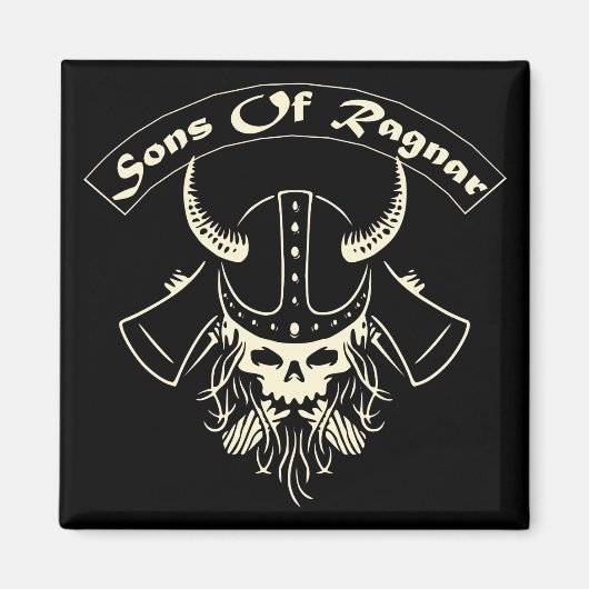 Aimant Fils Viking De Ragnar 03 #USAPatriotGraphics © (Devant)