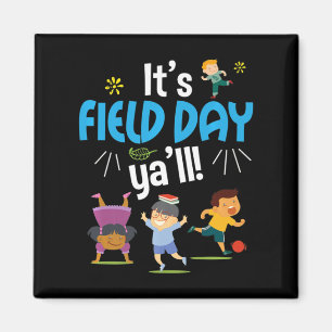 Aimant Fin d'année Field Day Enfants maternelle 1ère anné