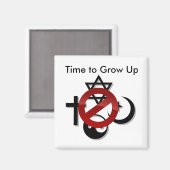 Aimant Fin de l'aimant religieux (Recto/Verso)