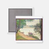 Aimant Fine Art Grey Météo par Georges Seurat (Recto/Verso)