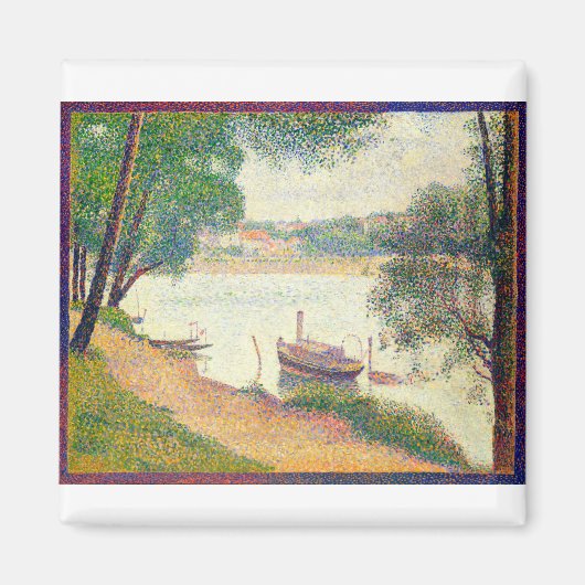 Aimant Fine Art Grey Météo par Georges Seurat (Devant)