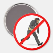 Aimant Finies les affaires de singes (Recto/Verso)