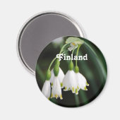 Aimant Finlande Lys de la Vallée (Recto/Verso)