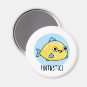 Aimant Fintastic Funky Fish Pun (Recto/Verso)