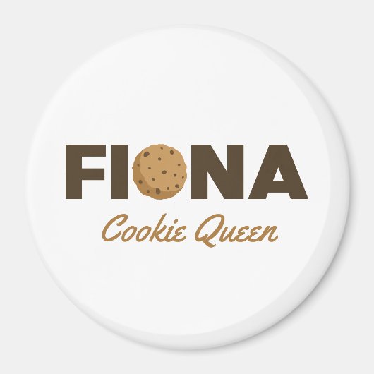Aimant Fiona cookie queen (Devant)