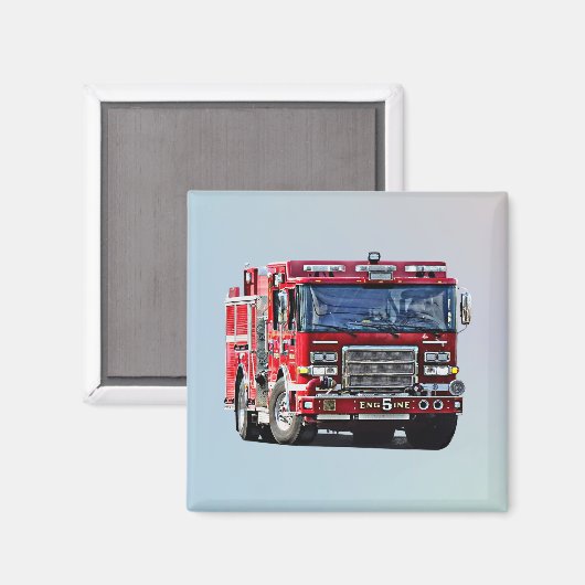 Aimant Fire Engine (Recto/Verso)