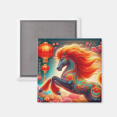 Aimant Fire Horse (Recto/Verso)