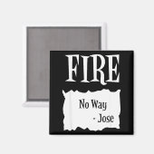 Aimant Fire - Hot Packet Halloween Taco Costume (Recto/Verso)