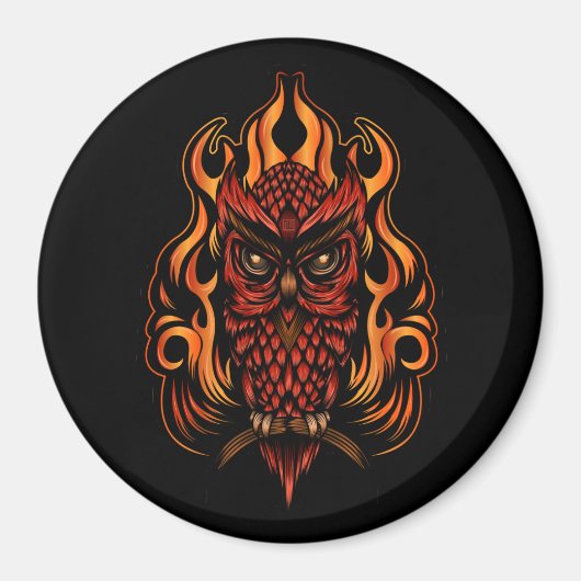 Aimant Fire owl (Devant)