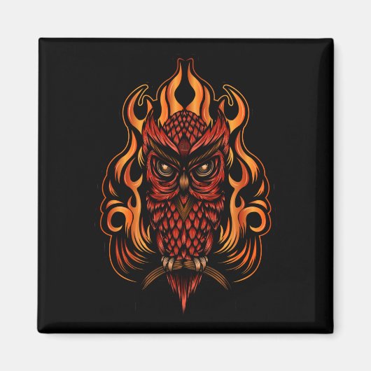 Aimant Fire owl (Devant)