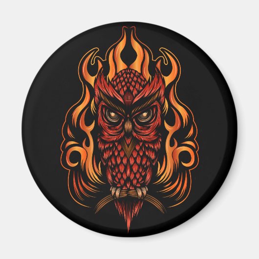 Aimant Fire owl (Devant)